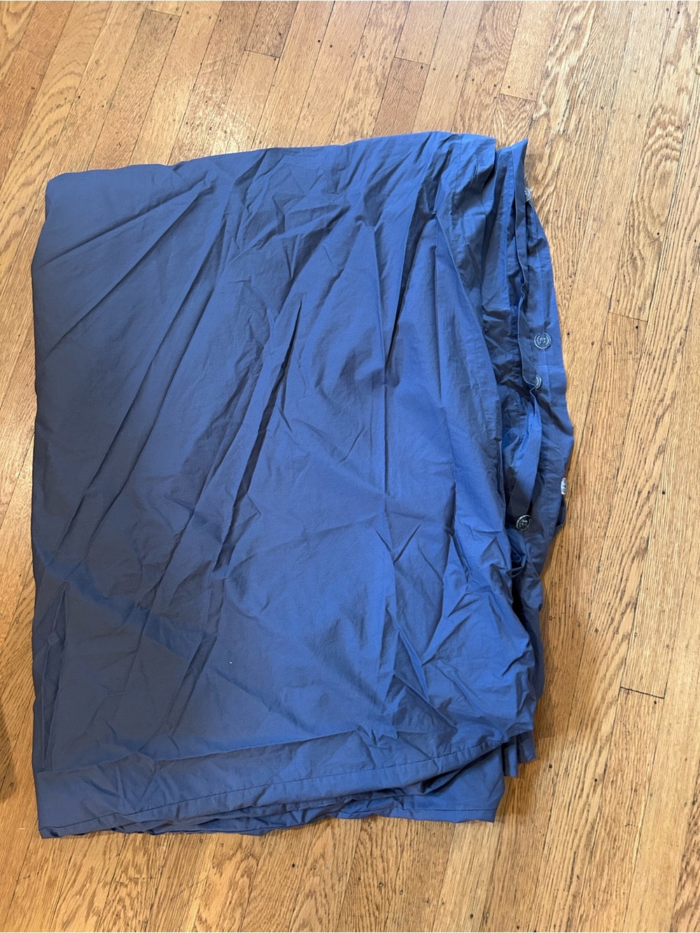 Brooklinen Navy Blue Duvet Cover - Solid Cotton